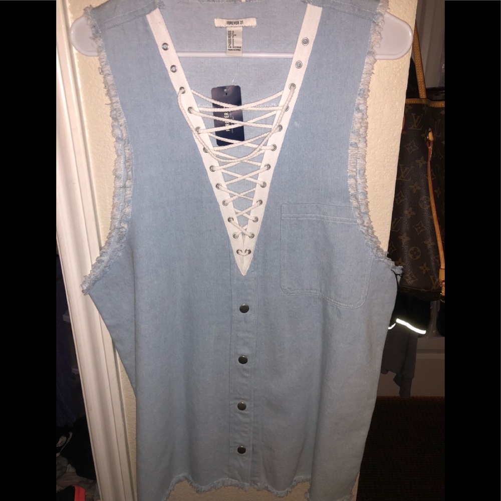 Denim dress